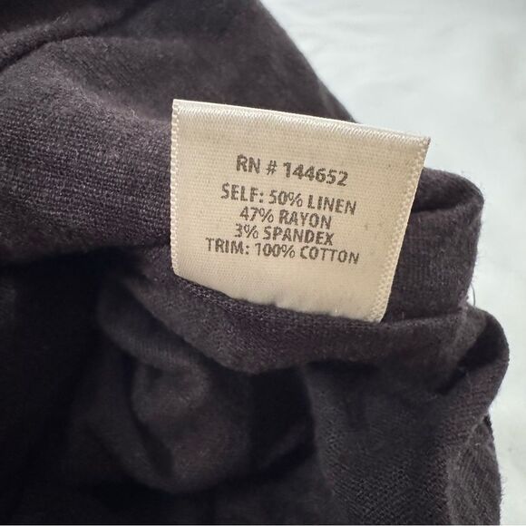 Stone Cold Fox Naples Black Strapless Jumpsuit Size 1 S Linen Tassel Fitted Chic - Picture 10 of 16